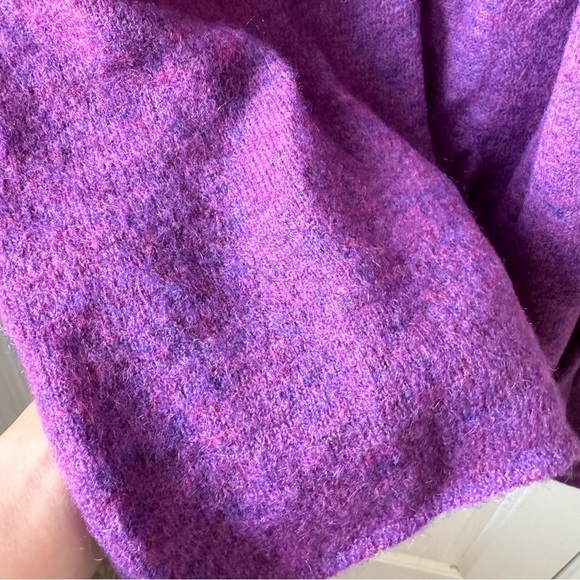 Eileen Fisher Wool-mohair open front long cardigan knit sweater oversized Medium - Picture 11 of 13